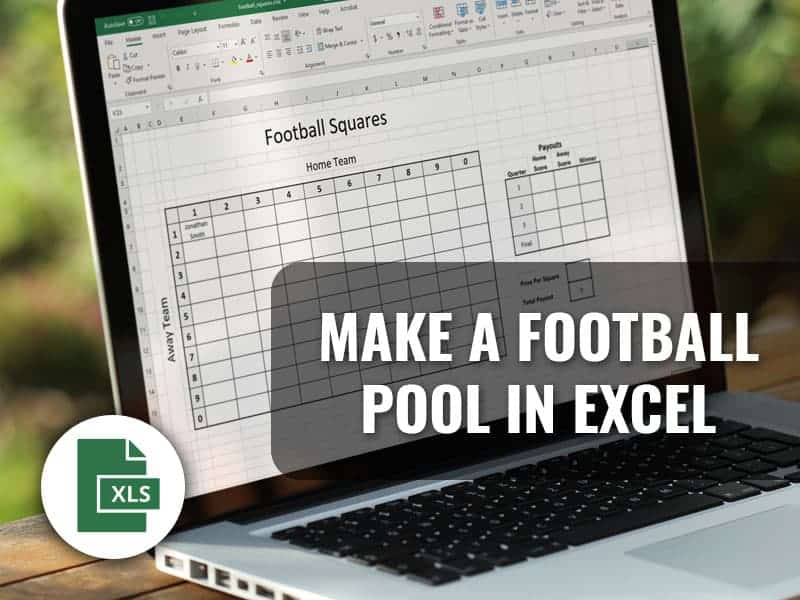 On screen: Make a football pool in excel
